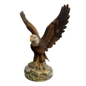 Andrea by Sadek‎ Bald Eagle Figurine 8863 Ceramic Statue Made in Japan Vintage